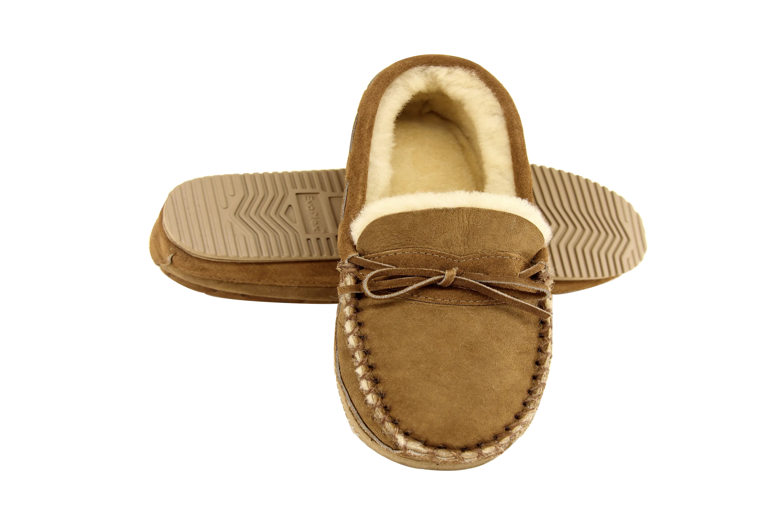 Hardsole Moccasin - Genuine sheepskin slipper