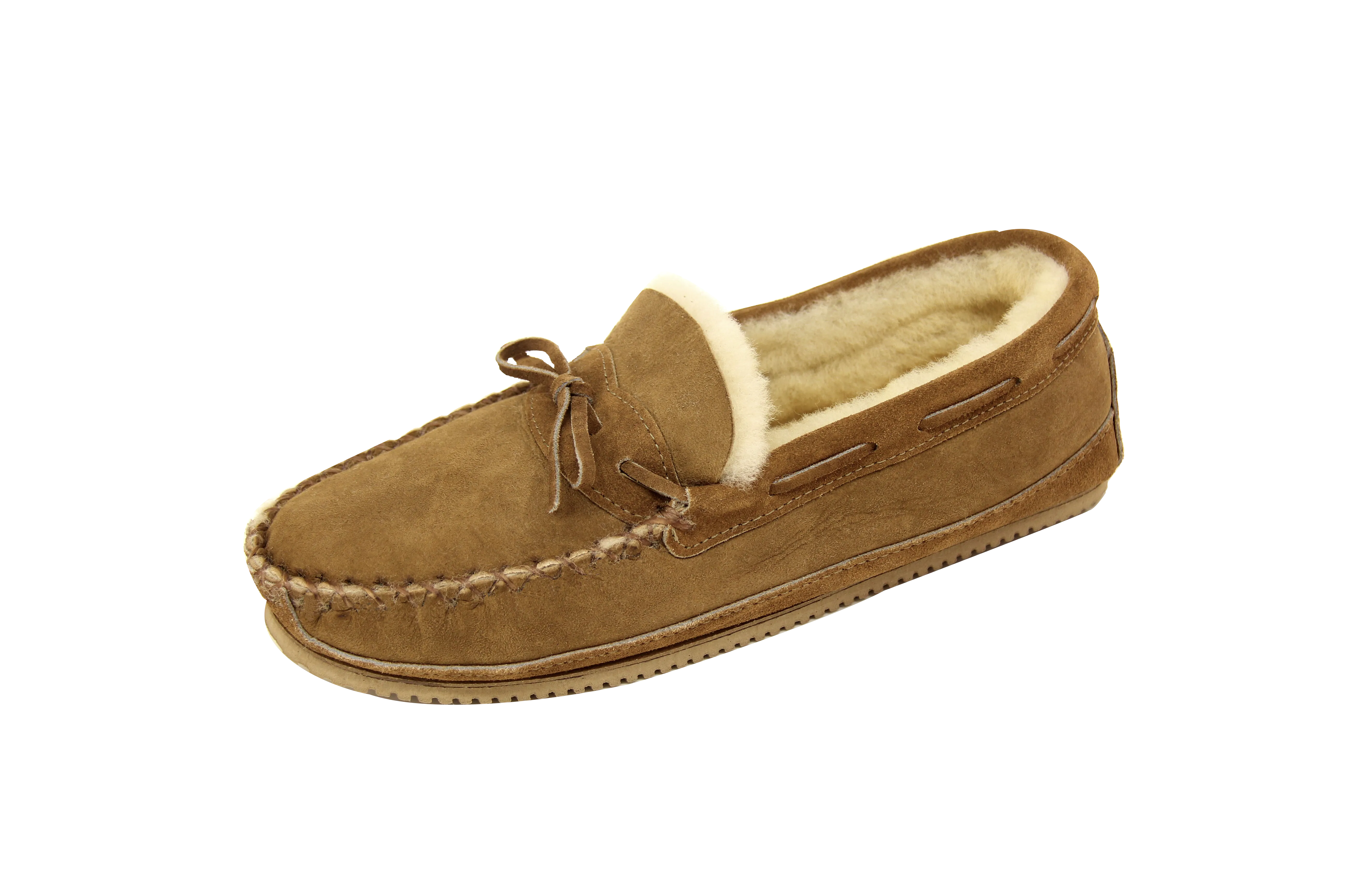 Hardsole Moccasin - Genuine sheepskin slipper
