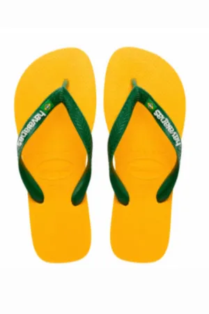Havaianas - Flip flops - Pop Yellow - Brasil Logo FC sss