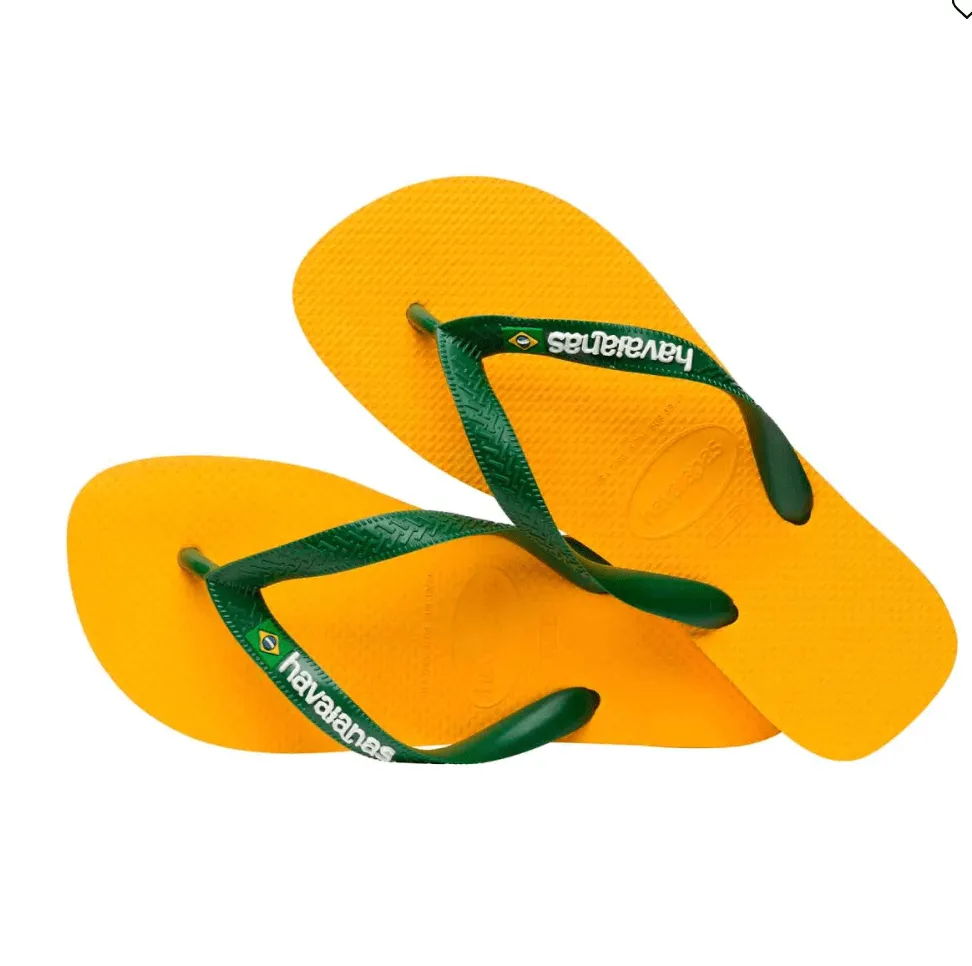 Havaianas - Flip flops - Pop Yellow - Brasil Logo FC sss
