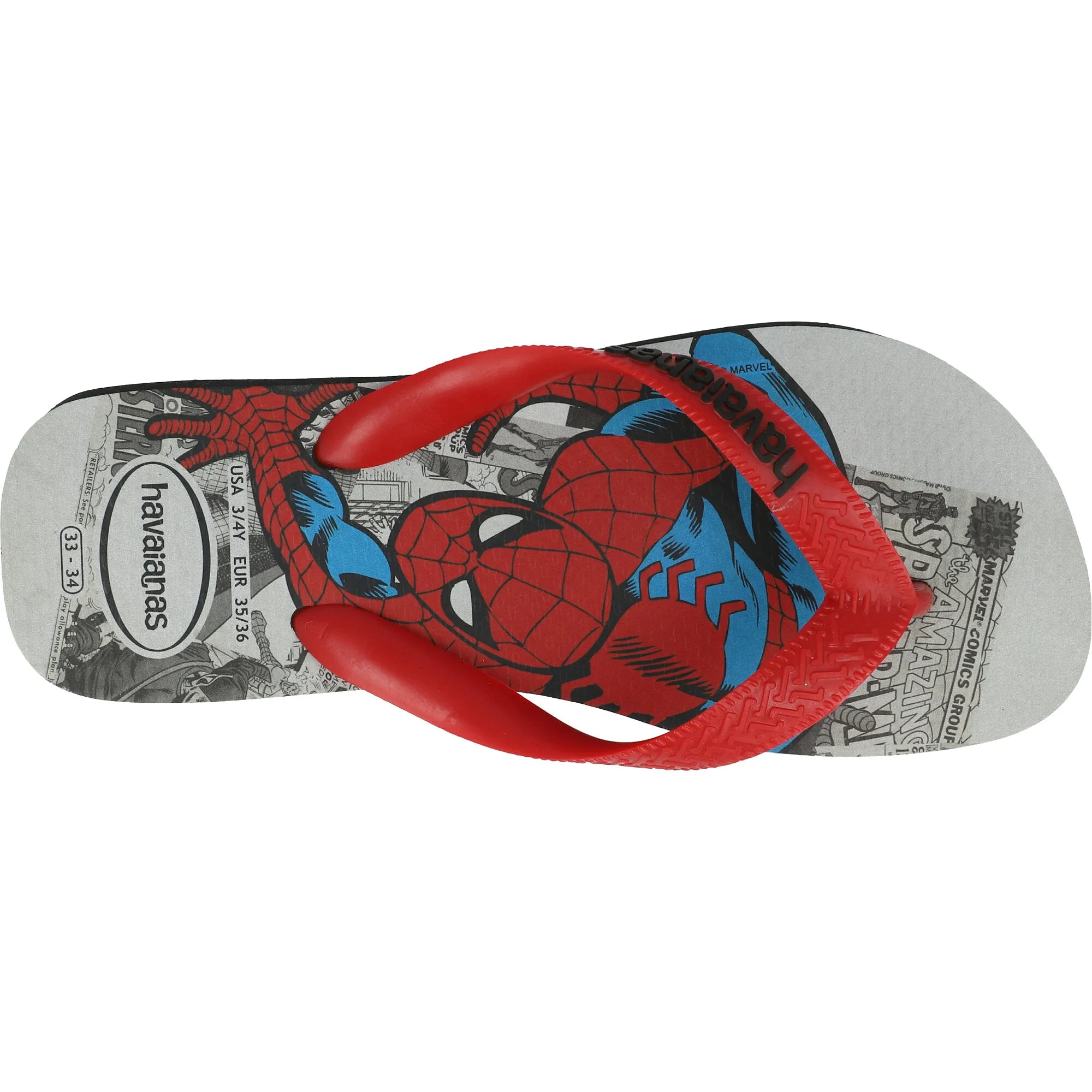 Havaianas Kids Top Marvel Spider-Man Black Flip-Flops