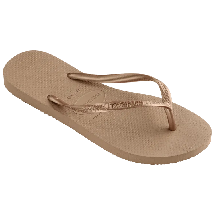 Havaianas Slim Flip Flop Sandal in Rose Gold