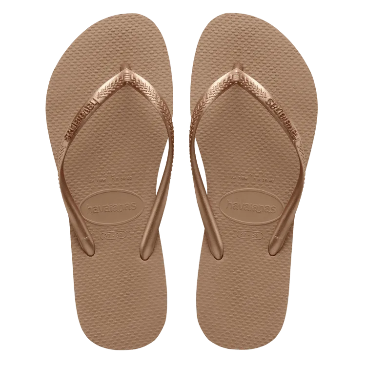 Havaianas Slim Flip Flop Sandal in Rose Gold