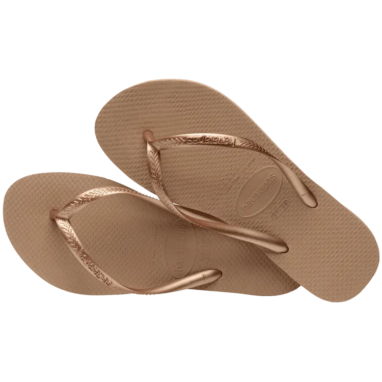 Havaianas Slim Flip Flop Sandal in Rose Gold