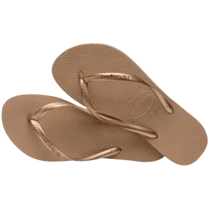 Havaianas Slim Flip Flop Sandal in Rose Gold