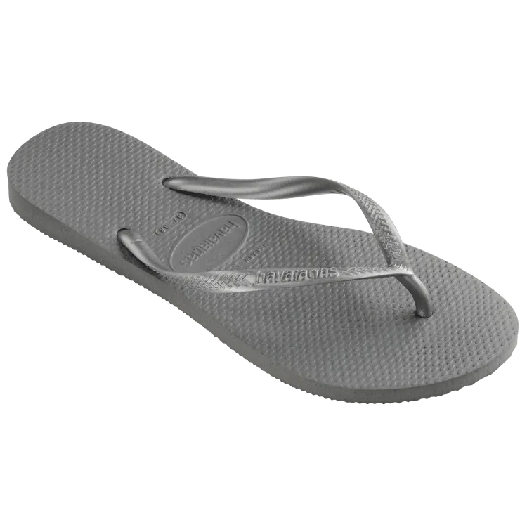 Havaianas Slim Flip Flop Sandal in Steel Grey