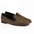 Helium Dandelion Spikes Rivets Slip On Dress Shoes