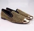 Helium Dandelion Spikes Rivets Slip On Dress Shoes