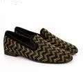 Helium Dandelion Spikes Rivets Slip On Dress Shoes