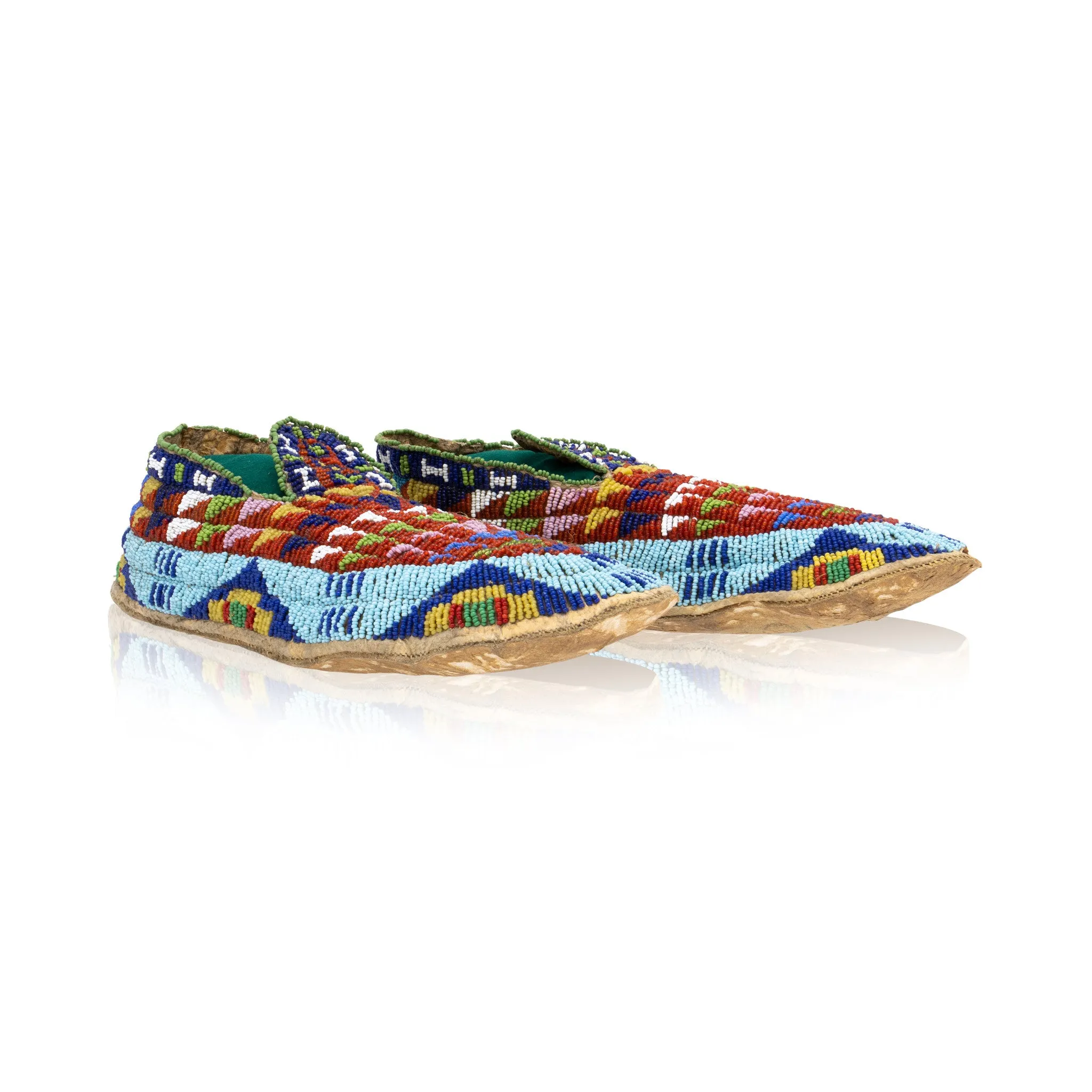 Hidatsa Sioux Moccasins