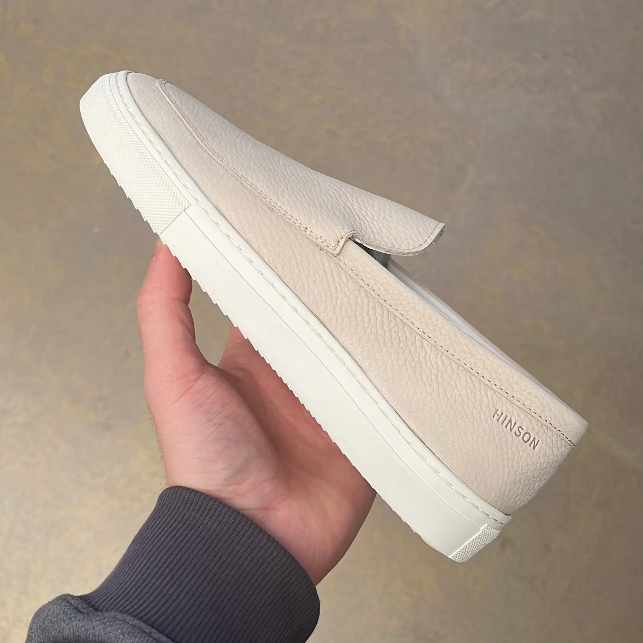 Hinson Malton Loafer Beige Nubuck Milled