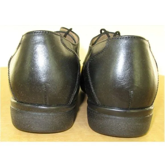 Hitchcock Mens Leather Oxfords- Style 3333 - Black