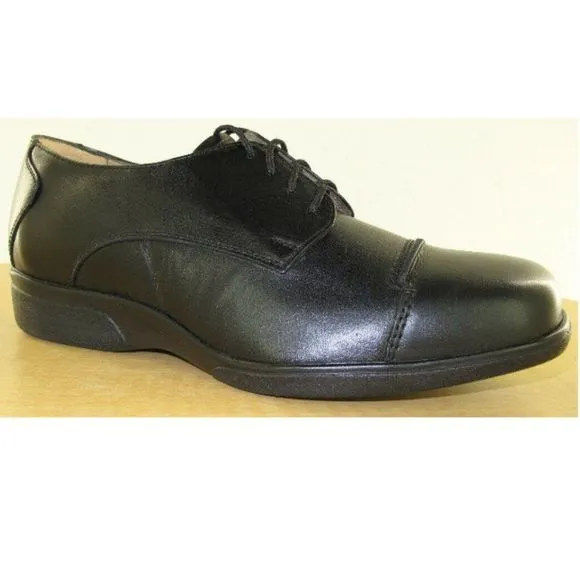 Hitchcock Mens Leather Oxfords- Style 3333 - Black
