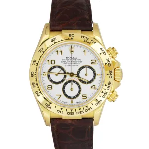 INVERTED 6 Rolex Daytona Cosmograph Zenith 16518 18K Gold Chronograph 40mm Watch