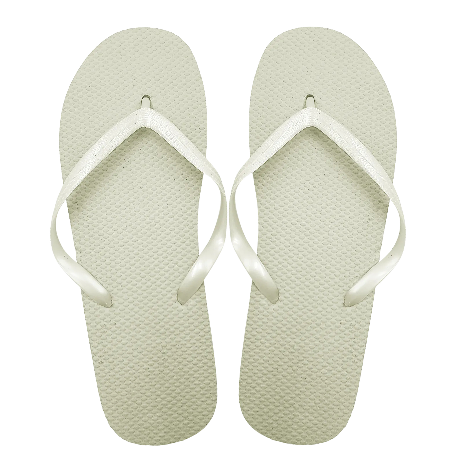Ivory Flip Flops (Case of 48 Pairs)