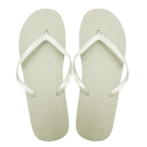 Ivory Flip Flops (Case of 48 Pairs)