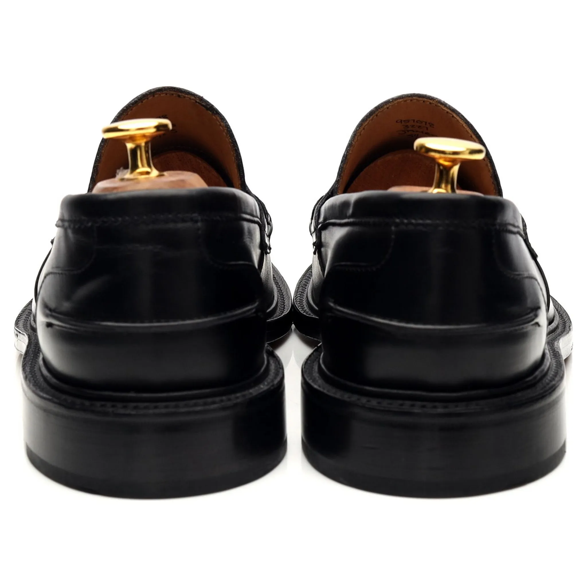 'James' Black Leather Loafer UK 5.5