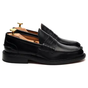 'James' Black Leather Loafer UK 5.5