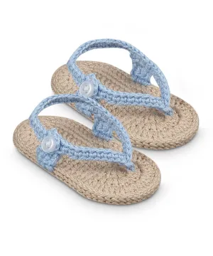JEFFERIES NEWBORN CROCHET FLIP FLOP SIZE 0-1