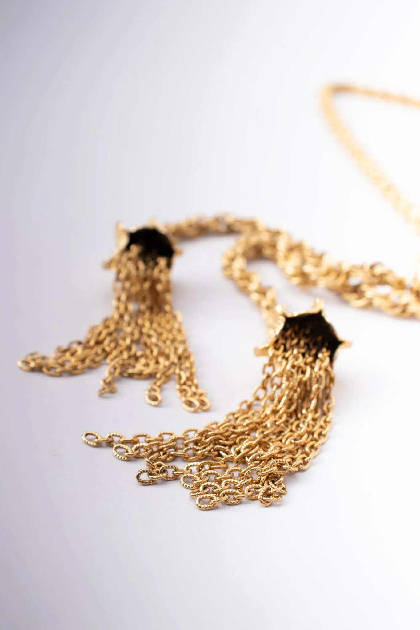 Jeweled Tassel Wrap Necklace