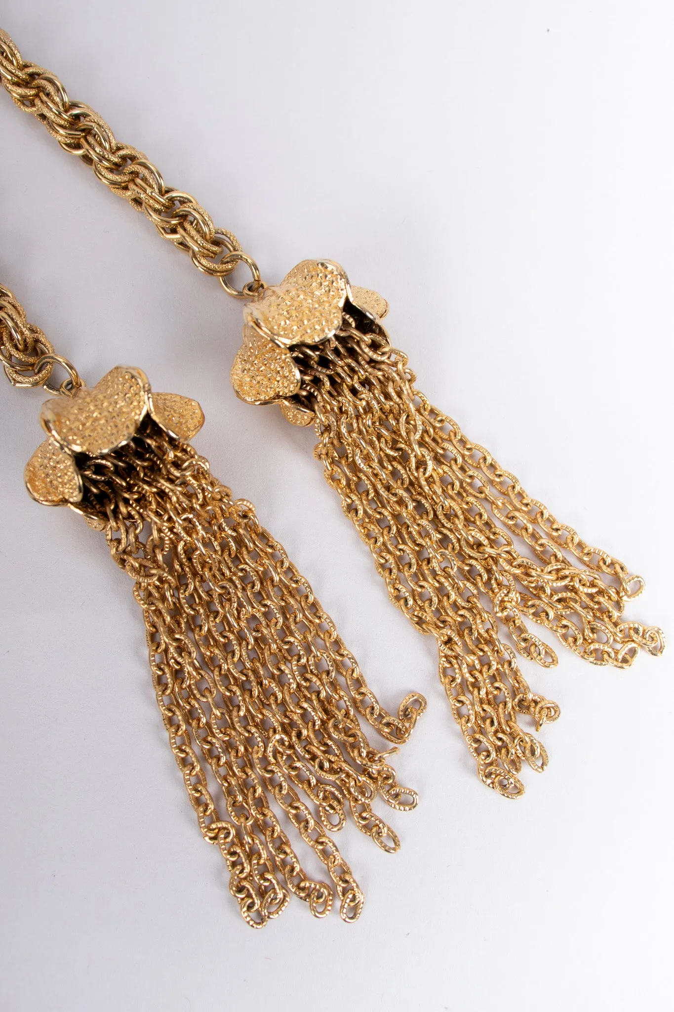 Jeweled Tassel Wrap Necklace
