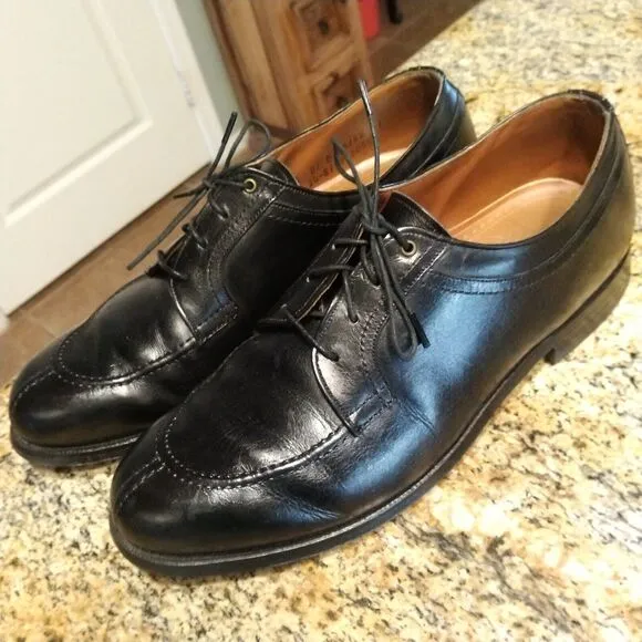 Johnston &amp; Murphy Aristocraft Men's 8.5 D Leather Lace Up Oxfords Black