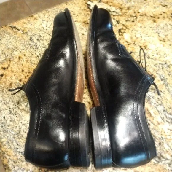 Johnston &amp; Murphy Aristocraft Men's 8.5 D Leather Lace Up Oxfords Black