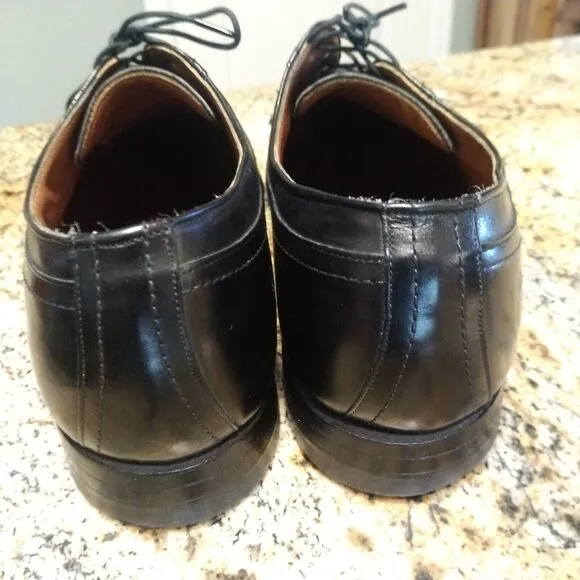 Johnston &amp; Murphy Aristocraft Men's 8.5 D Leather Lace Up Oxfords Black