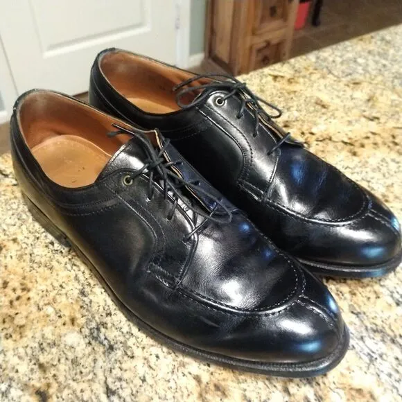 Johnston &amp; Murphy Aristocraft Men's 8.5 D Leather Lace Up Oxfords Black