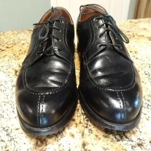 Johnston &amp; Murphy Aristocraft Men's 8.5 D Leather Lace Up Oxfords Black