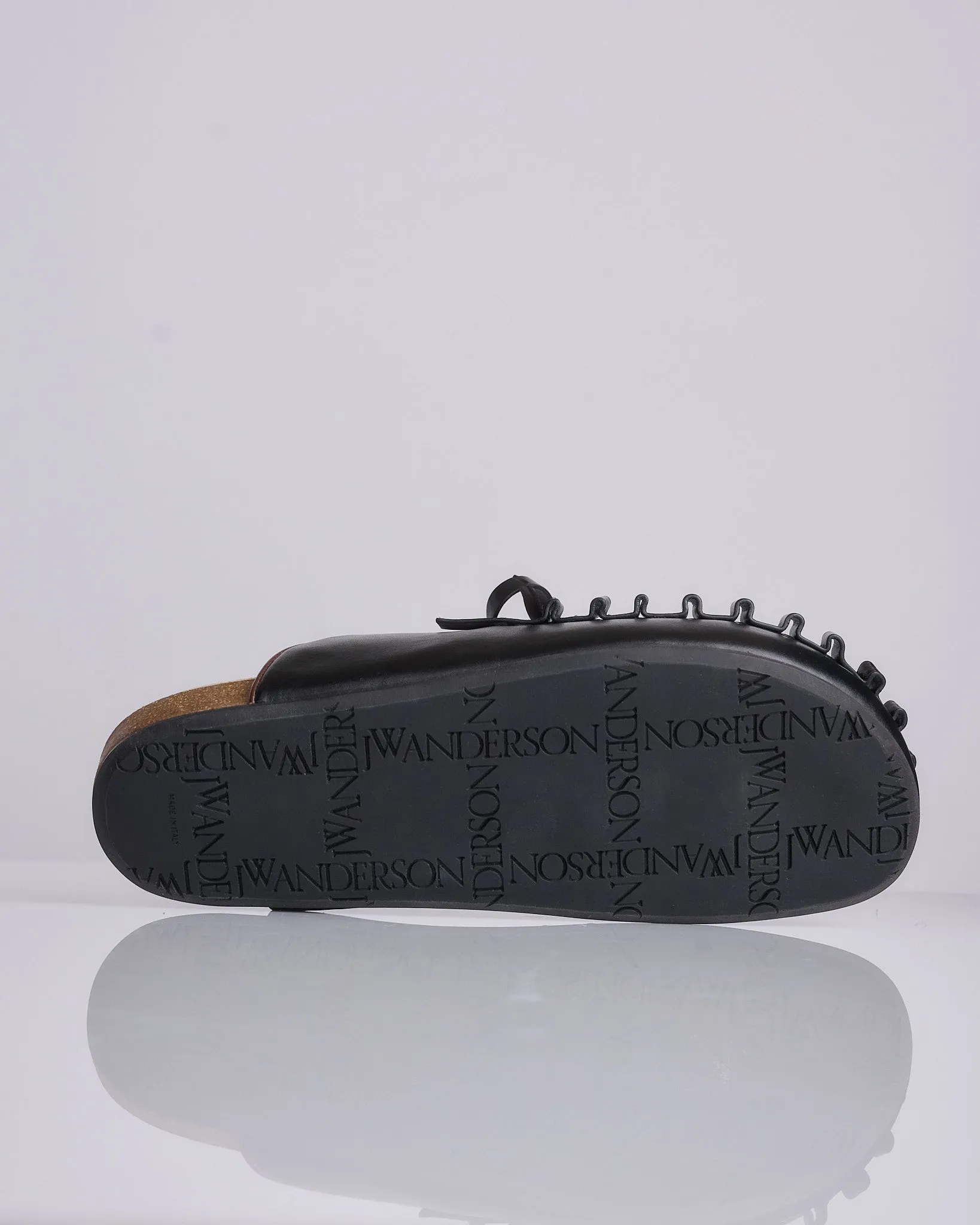 JW Anderson Ruffle Loafer Black