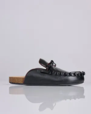 JW Anderson Ruffle Loafer Black