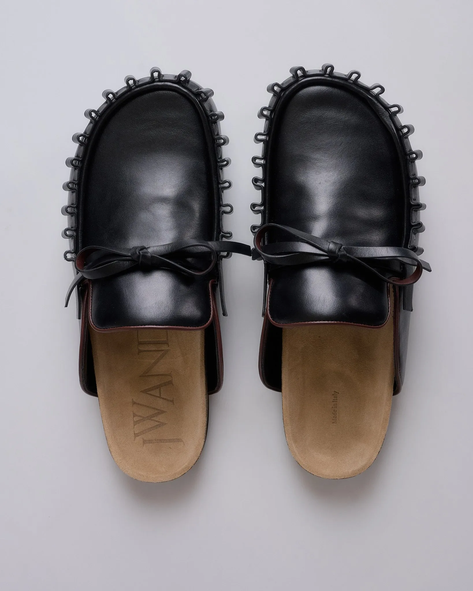 JW Anderson Ruffle Loafer Black