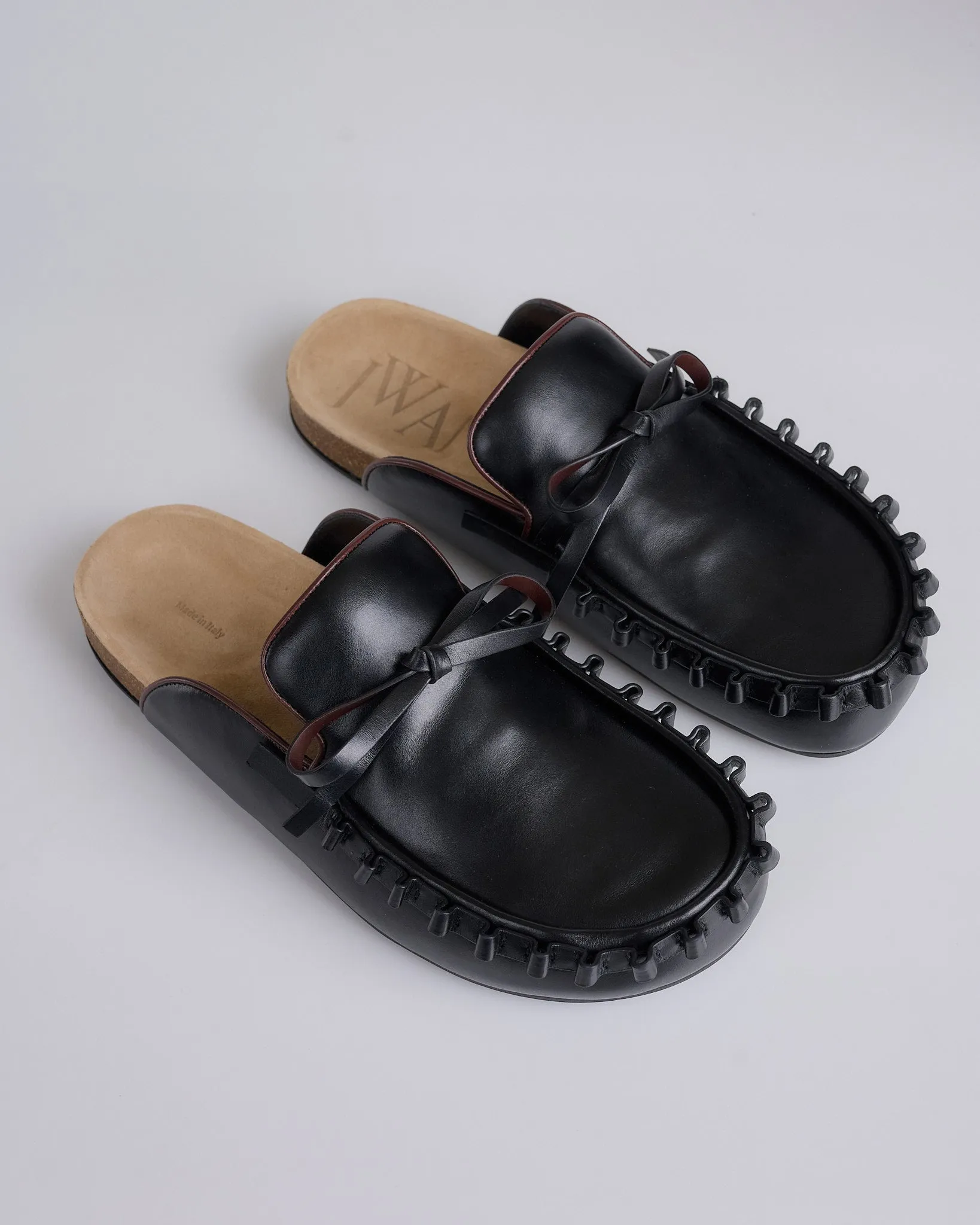 JW Anderson Ruffle Loafer Black