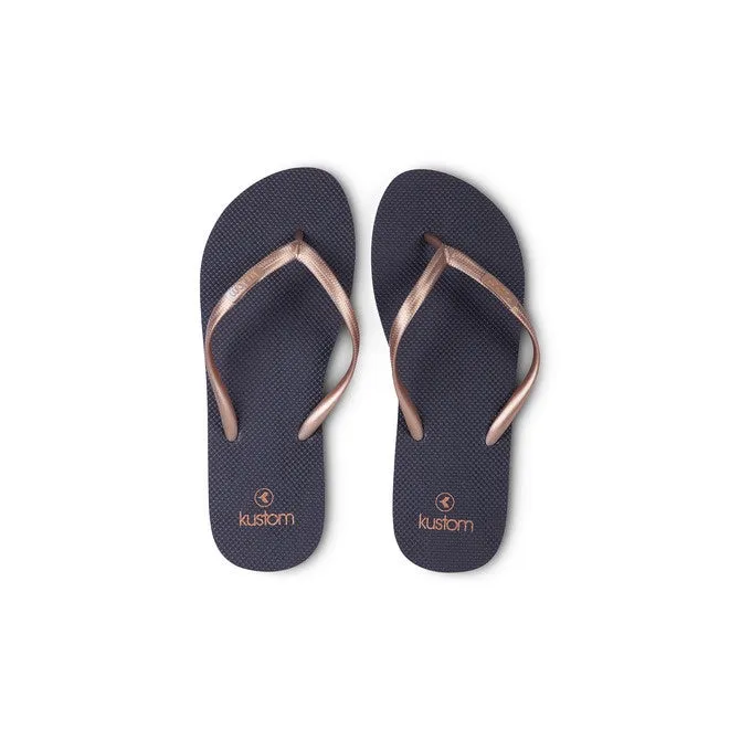 Kustom Classic Thong NAVY / GOLD