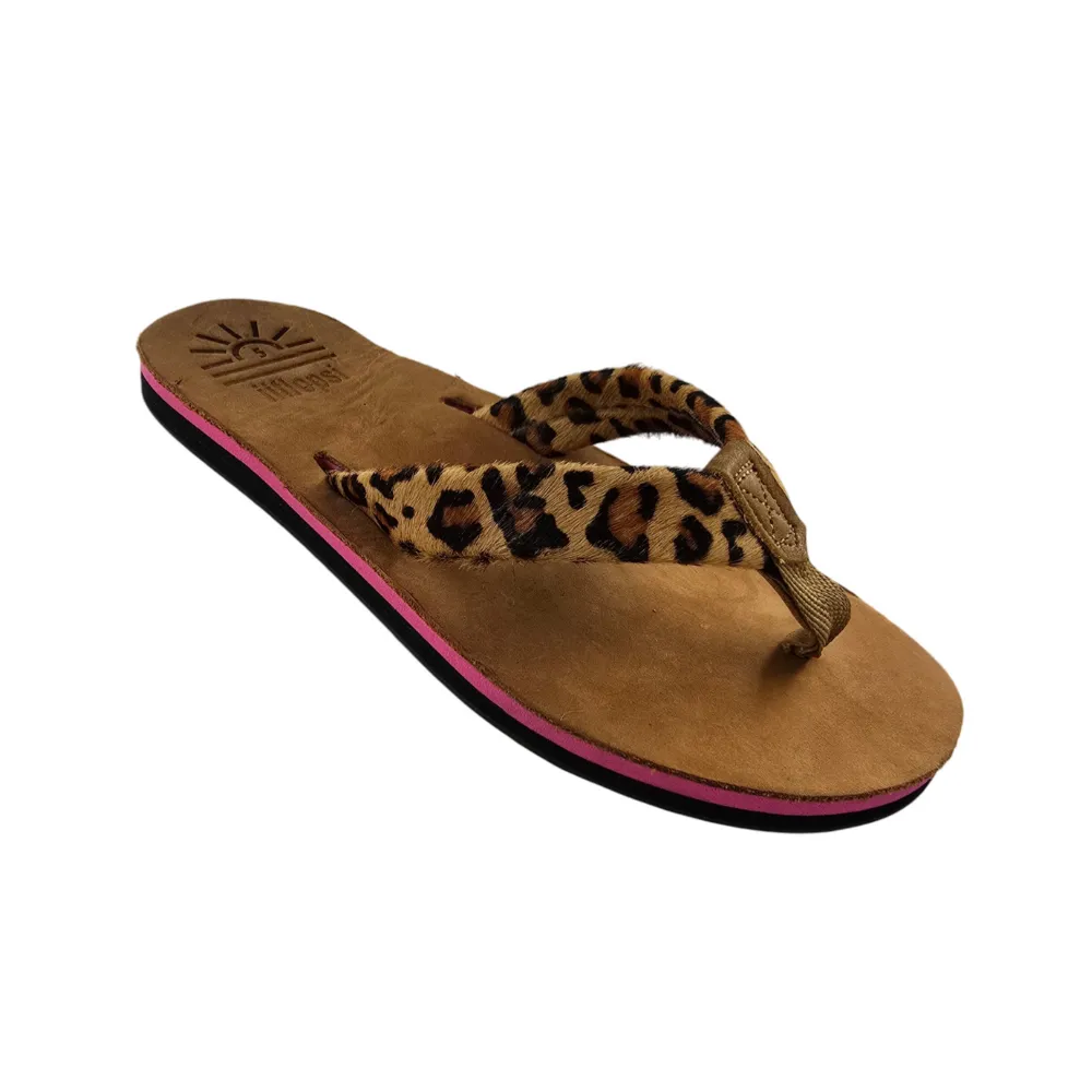 Ladies Leopard Pink - Arch Support