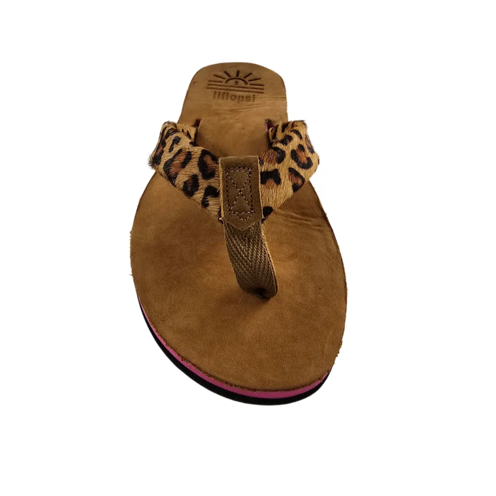 Ladies Leopard Pink - Arch Support