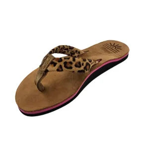 Ladies Leopard Pink - Arch Support