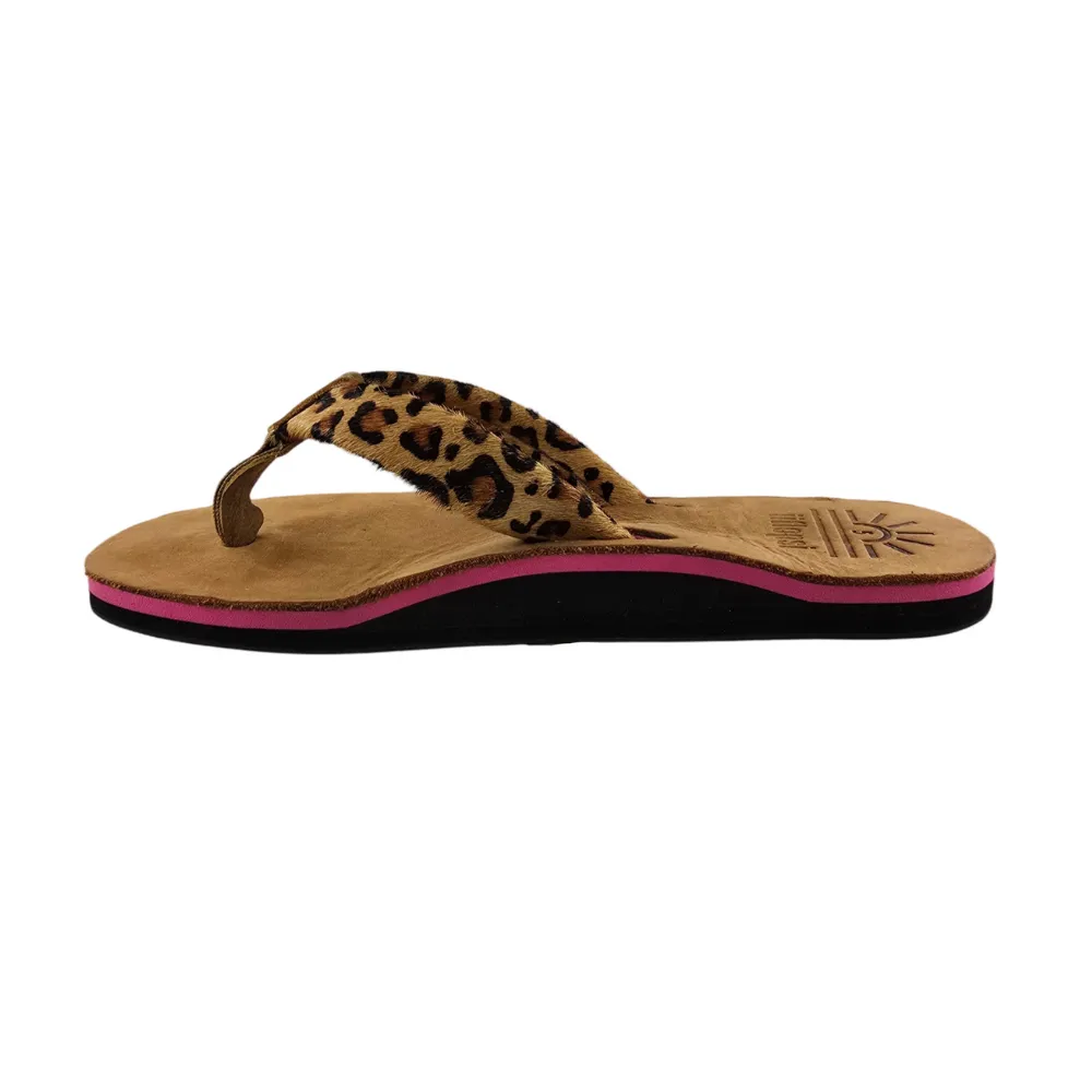 Ladies Leopard Pink - Arch Support