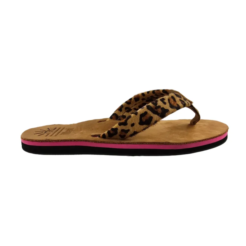 Ladies Leopard Pink - Arch Support