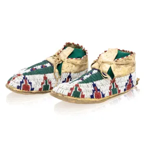 Lakota Sioux Child's Moccasins