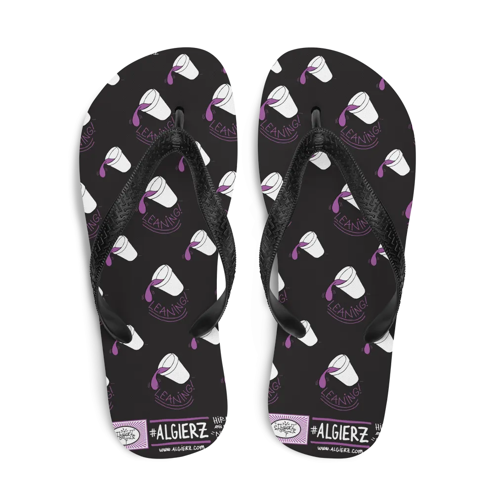 Leaning Foam Cups | Flip-Flops | Black