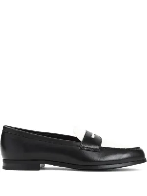 Leather loafers