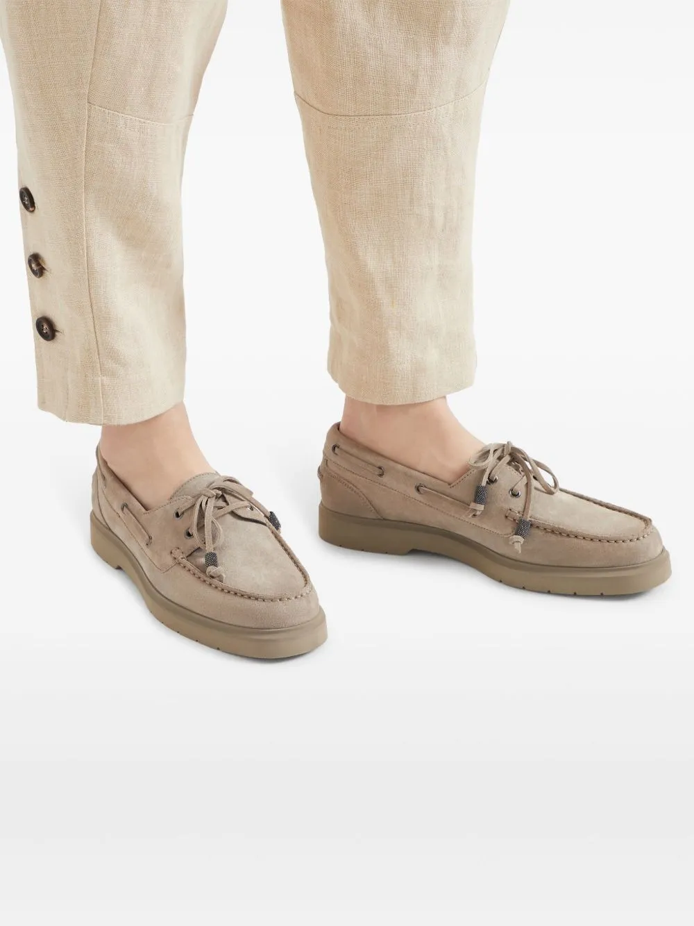 Leather loafers