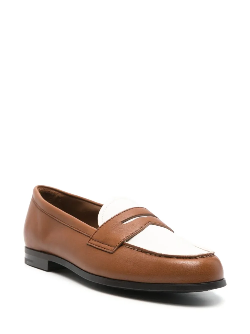 Leather loafers