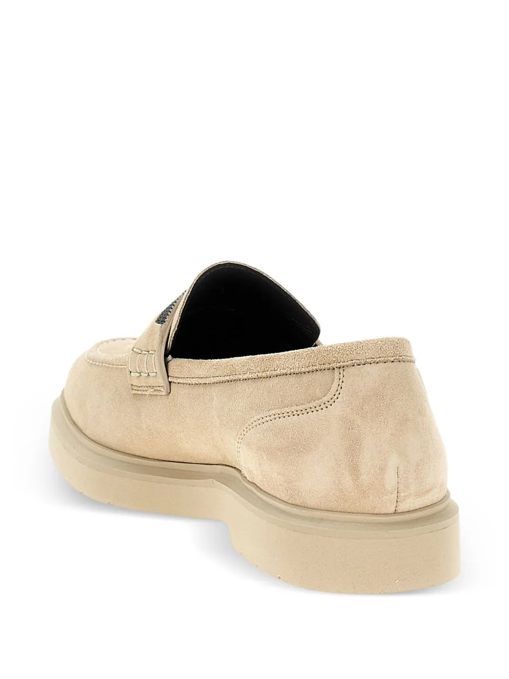 Leather loafers