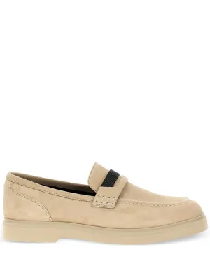 Leather loafers