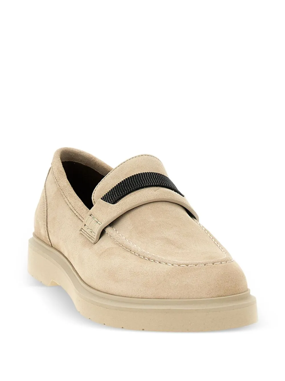 Leather loafers