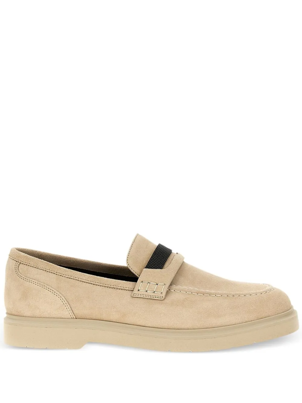 Leather loafers