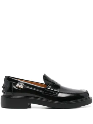 Leather loafers